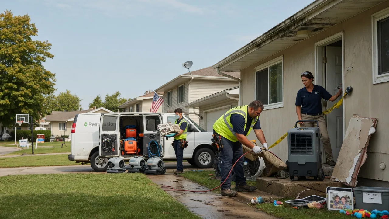 Water Damage Restoration in Linden, PA near me